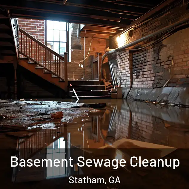  Basement Sewage Cleanup Statham, GA