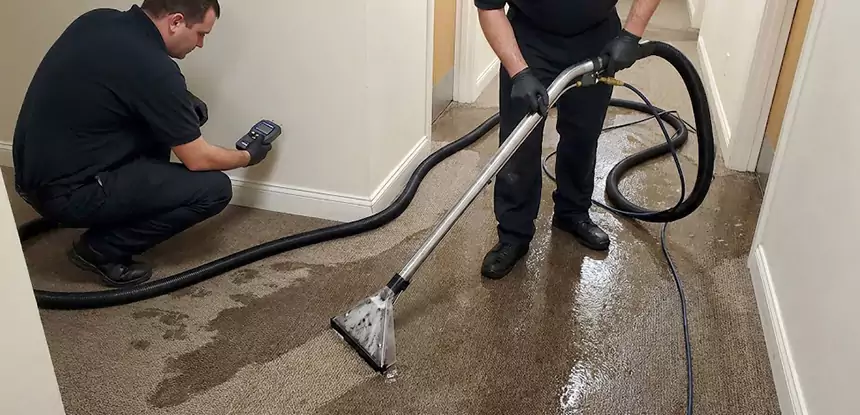 Basement Flooded Carpet Soaked Recovery in Statham